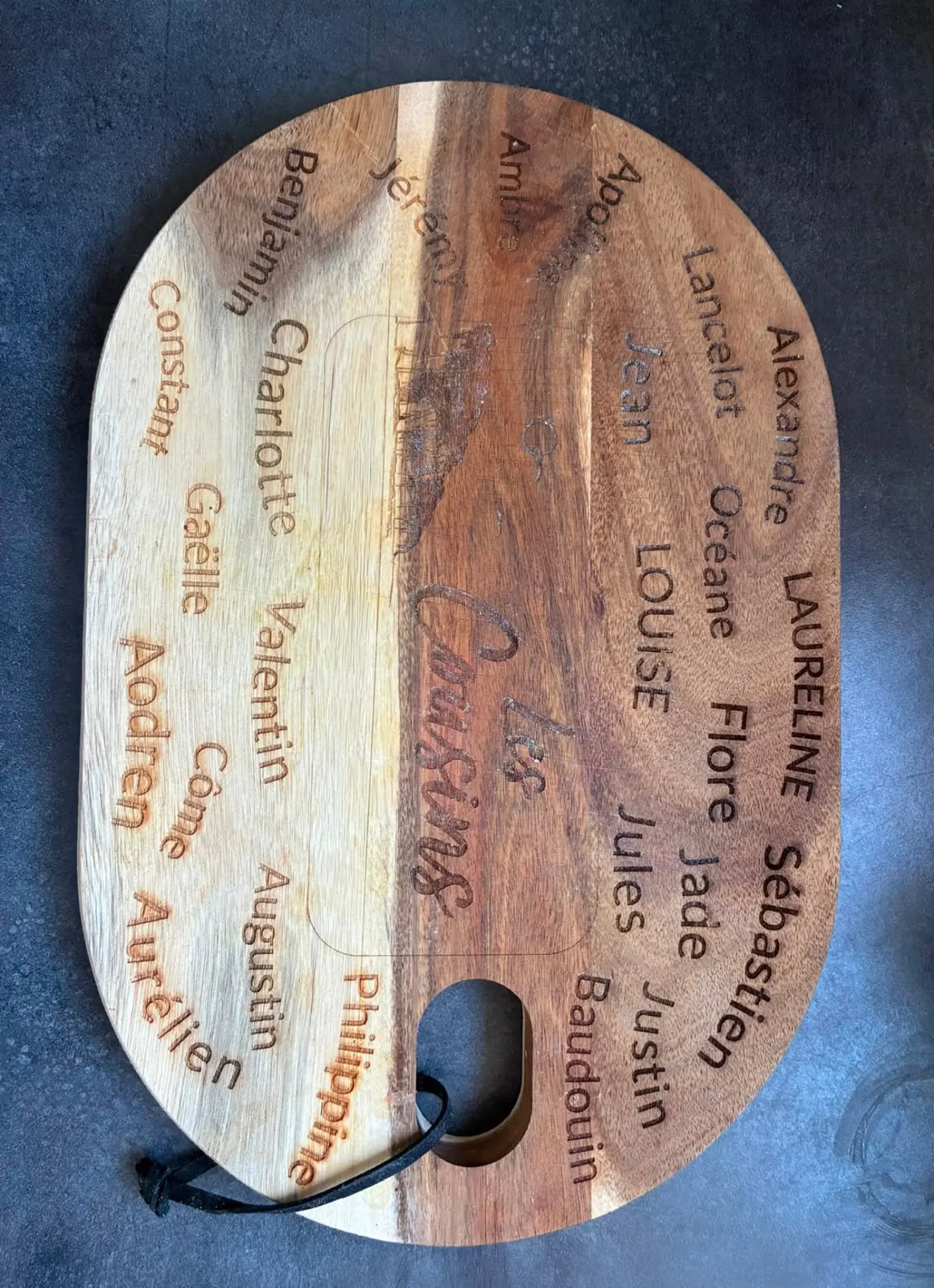 Planche à découper / apéro en acacia