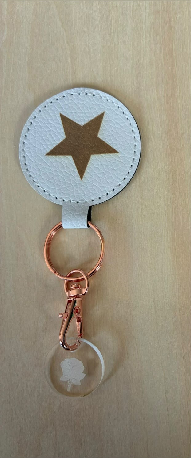 Porte-clés jeton de caddie personnalisé